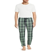 S. Polo Assn. Pantaloni de salon țesute în carouri pentru bărbați, Dimensiuni S-XL, Pijamale pentru bărbați
