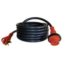 Valterra A10-3025ed cablu puternic Amp Cablu de alimentare detașabil W mâner - 25', roșu