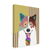 Marcă comercială Fine Art 'Bangkaew Dog' Canvas Art de Lanre Adefioye