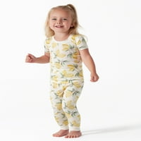 Modern Moments by Gerber super Soft Baby and Toddler unise set de pijamale cu mânecă scurtă, 2 piese, dimensiuni 12M-5T