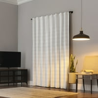 Sun Zero Crestwood Blackout țesute carouri termice Tab cortina panou, 40 x96