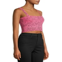 Scoop femei Mock gât Top cu talie Peplum