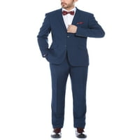 Adesi bărbați Stretch Slim Fit două costum