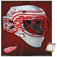 Poster De Perete Detroit Redwings-Mască, 14.725 22.375