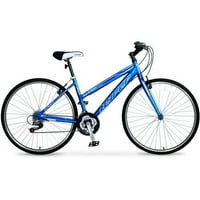 Bicicletă hibridă pentru femei Hyper Spinfusion 700c, albastră