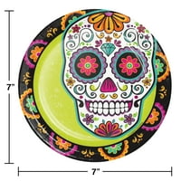 Dia De Los Muertos Kit de consumabile pentru petreceri de Halloween pentru oaspeți