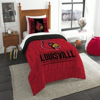 Louisville Cardinals Compania De Nord-Vest Modern Ia Twin Fular Set