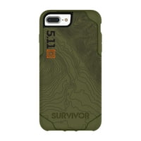 5. Tactical Survivor caz puternic pentru iPhone Plus-od Verde