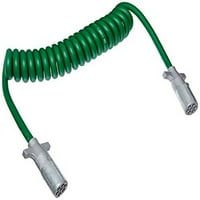 Grote-cablare remorcă, cablu bobină, 12', Verde, ABS, 1 8, 2 10, ecartament