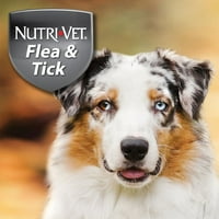 Nutri-Vet K Flea & Tick Defense pentru câini ucide și respinge 66Lb+