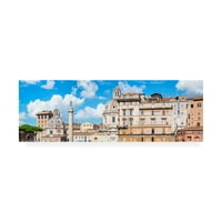 Marcă comercială Artă Plastică 'Dolce Vita Roma orașul Romei VIII' artă pe pânză de Philippe Hugonnard