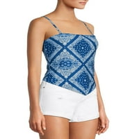 No Boundaries Juniors ' Bandana Tube Top