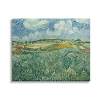 Câmpia Lângă Auvers Cu Nori De Ploaie Van Gogh Galerie De Pictură Peisagistică Învelită Pe Pânză Imprimată Pe Perete