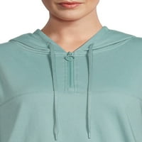 Avia femeii Plus Dimensiune jumătate-Zip pulover Hoodie