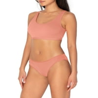 Smart & Sexy femei Gol Bikini pantalon, 2-Pack, stil-SA1457