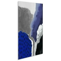 Cobalt Abstract Un Cadru Liber Plutitoare Pictura Arta Printuri
