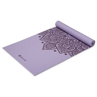 Gaiam Lilac Sundial PVC imprimat Yoga Mat, grosime