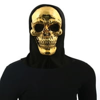 Mască De Craniu Metalic De Halloween Unise