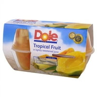 Boluri de fructe Dole boluri de fructe fructe tropicale în suc de fructe , OZ