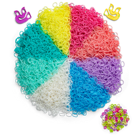 Rainbow Loom Pastel Jumbo Bucket