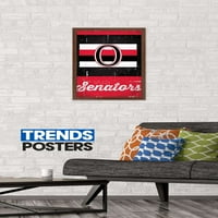 Ottawa Senators-Poster De Perete Cu Logo Retro, 14.725 22.375