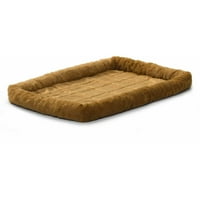 MidWest QuietTime Pet Bed & Dog Crate Mat, Scorțișoară, 42