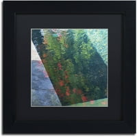 Marcă comercială Fine Art inspirat de Monet Canvas Art de Kurt Shaffer, negru mat, cadru negru