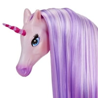 's Dream Ella Candy Unicorn-liliac, Glitter Gummy Bear Themed Purple Unicorn Horse cu agrafe de păr parfumate și în formă de bomboane,