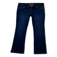 Wonder Nation Girls Kid Tough Bootcut Jeans, Mărimea 4-Și Plus