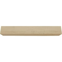Ekena Millwork 8 W 4 H 16 ' L 3-fețe dur cedru Endurathane Fau lemn tavan grindă, pin Natural