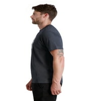 Și tricou grafic reciclat cu mânecă scurtă pentru bărbați și bărbați mari, până la dimensiunea 5XL