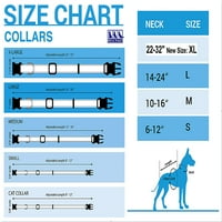 Animale de companie primul NFL Carolina Panthers Dog Collar-guler de fotbal rezistent, durabil și reglabil pentru câini pisici-mare