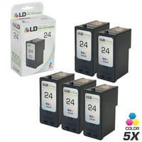 Înlocuiri remanufacturate pentru Lexmark 18c Set de cartușe Color pentru utilizare în Lexmark X3430, X3530, X3550, X4530, X4550,