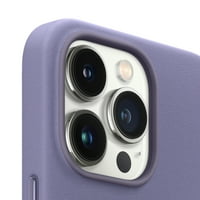 husă din piele iPhone Pro cu MagSafe - Wisteria