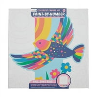 Vopsea Colorific Canvas după numărul Kit: Brilliant Bird-Set