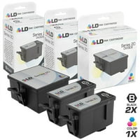 Setul de cartușe din seria Dell compatibil include: DW NF573F negru și DW ND570F Color pentru utilizare în Dell Photo All-In-One