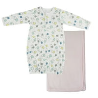 Bambini Print rochie pentru sugari și pătură de primire