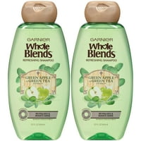Garnier whole amestecă șampon cu extracte de mere verzi și ceai verde, count