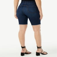 Sofia Jeans femei Gabriela trage pe mare creștere Bermuda Denim pantaloni scurți