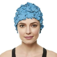 Beemo Floral Petal Swim Cap pentru Femei-Stil Retro Vintage baie Cap înot pălărie pentru păr lung și scurt