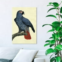 Pista Avenue Animale Wall Art Canvas Printuri 'Papagal' Păsări-Albastru, Galben