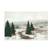 Ethan Harper 'Melting Snow I' Canvas Art