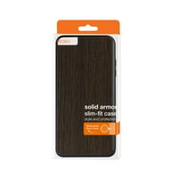 Reiko lemn model greu caz acoperi pentru Apple iPhone 6s Plus Plus-Negru