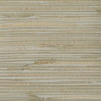 Kenneth James Hiroto Beige Grasscloth tapet netestat Grasscloth, 36-in de 24-ft, sq. ft