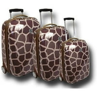 Heys USA Travel Concepts le Print Collection Set de bagaje din 3 piese, cu imprimeu Girafa