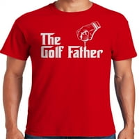 Grafic America Golf tatăl amuzant Ziua Tatălui Cămașă pentru tata bărbați T-Shirt