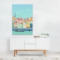 Porto Portugalia Peisaj Urban Skyline 24 36 Imprimare De Artă De Perete Neîncadrată