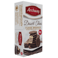 Archway Fudge Brownie Desert Thins, Oz