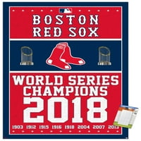 Trends International Sport Tipărit Boston Red Poster Atât De Neîncadrat, 22,37 34,00