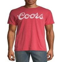 Tricou grafic Coors Beer Script pentru bărbați și bărbați Mari